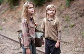 Image result for lizzie and mika twd