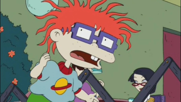 Cartoon characters Chuckie Finster