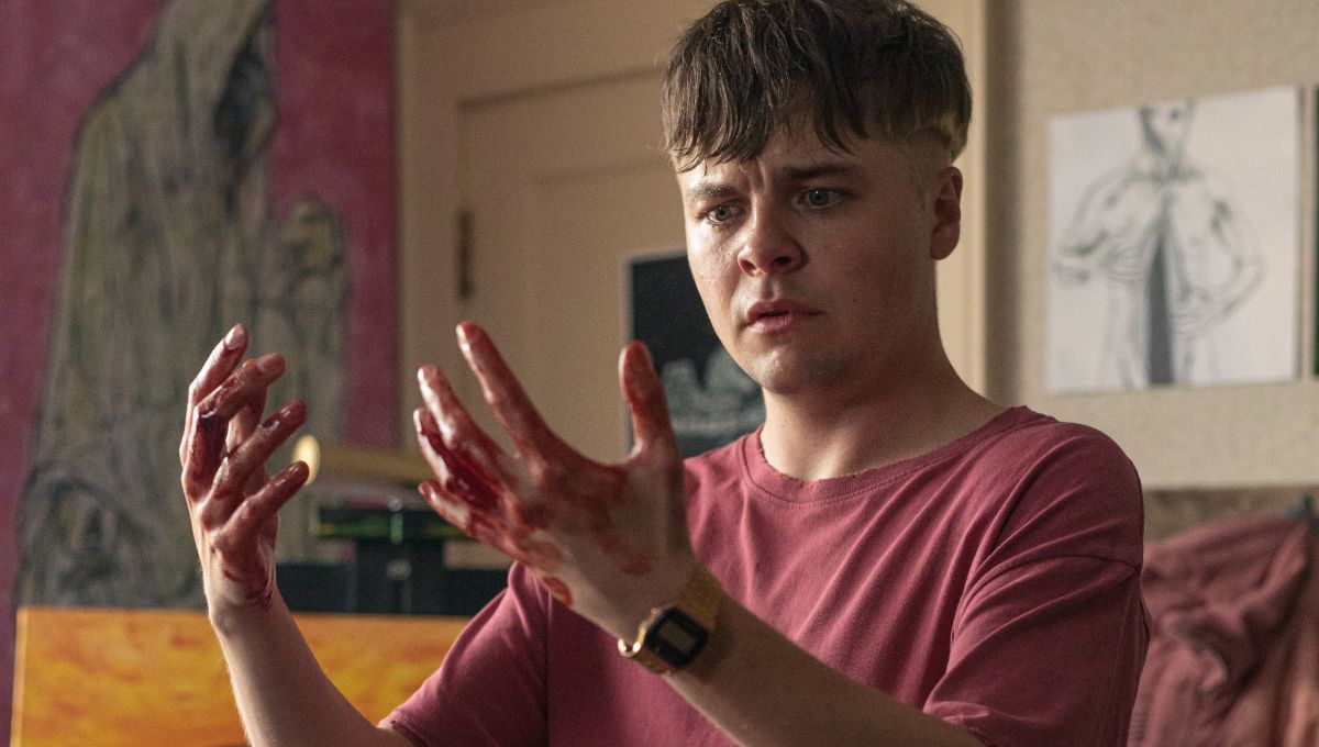 Brendan Meyer The Friendship Game bloody hands