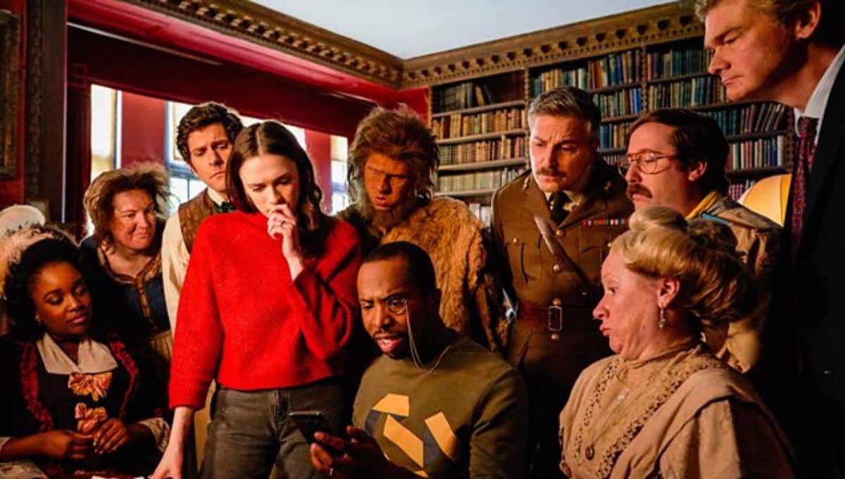 BBC Ghosts creators with cast