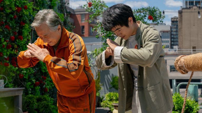 Jackie Chan and Ben Wang in Katate Kid: Legends