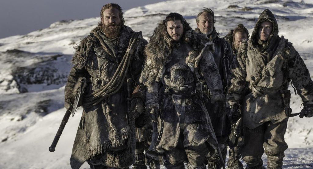 Men in winter gear on mountain