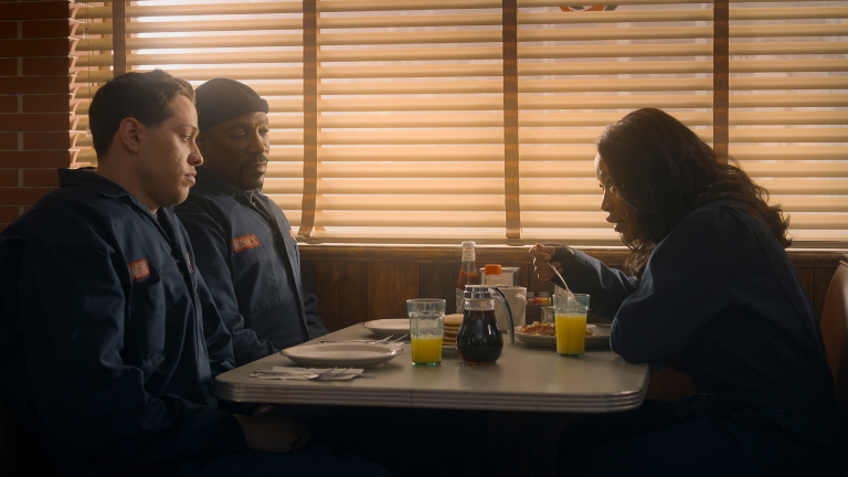 Eddie Murphy, Pete Davidson and Keke Palmer in The Pickup